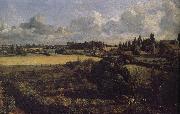 John Constable The Kitchen Garden at East Bergholt House,Essex oil on canvas